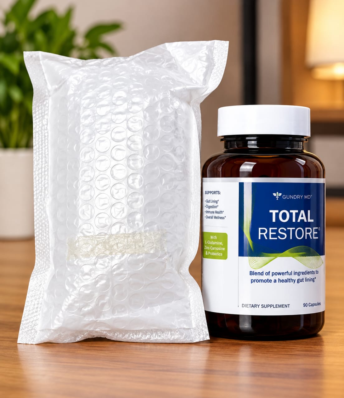 Gundry MD Total Restore Gut Health Supplement – 90 Capsules – Approx. 5 oz