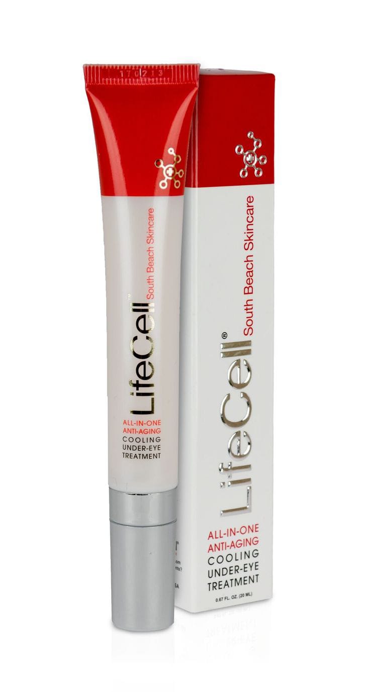 LifeCell South Beach Skincare All-In-One Anti-Aging Cooling Under-Eye Treatment 0.67 oz