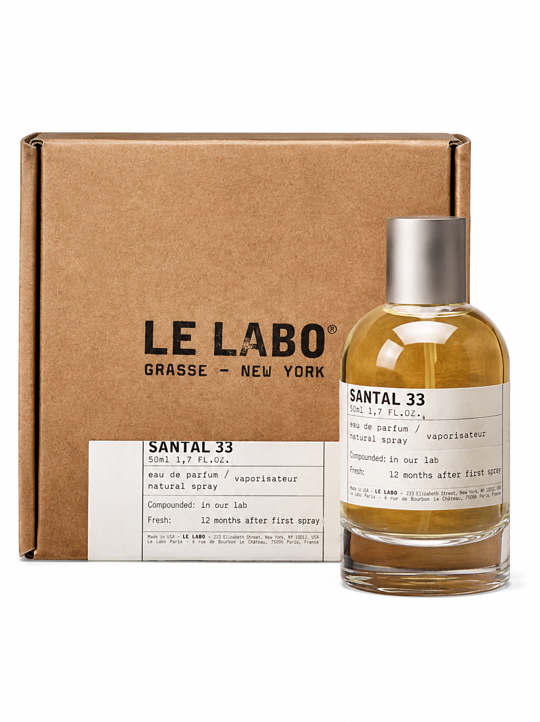 Product Title: Le Labo SANTAL 33 Eau de Parfum 1.7 oz