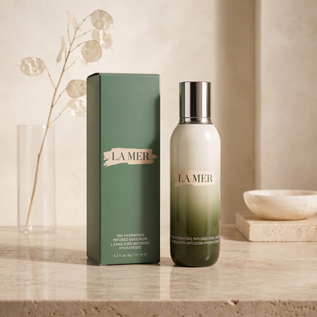 La Mer The Hydrating Infused Emulsion – Lightweight Hydrating Face Moisturizer, 4.2 oz / 125 mL