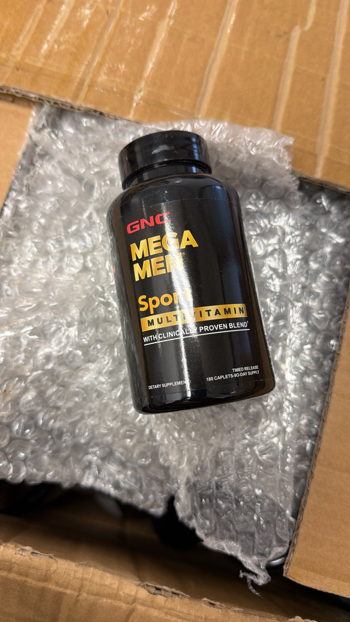 GNC Mega Men Sport Multivitamin 180 Caplets | 6.35 oz
