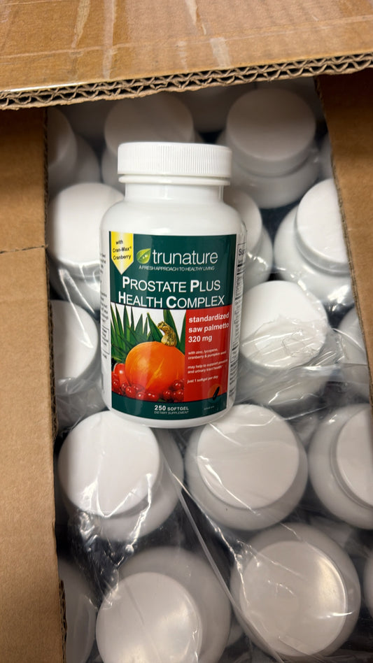 trunature Prostate Plus Health Complex 250 Softgels | 3 fl oz