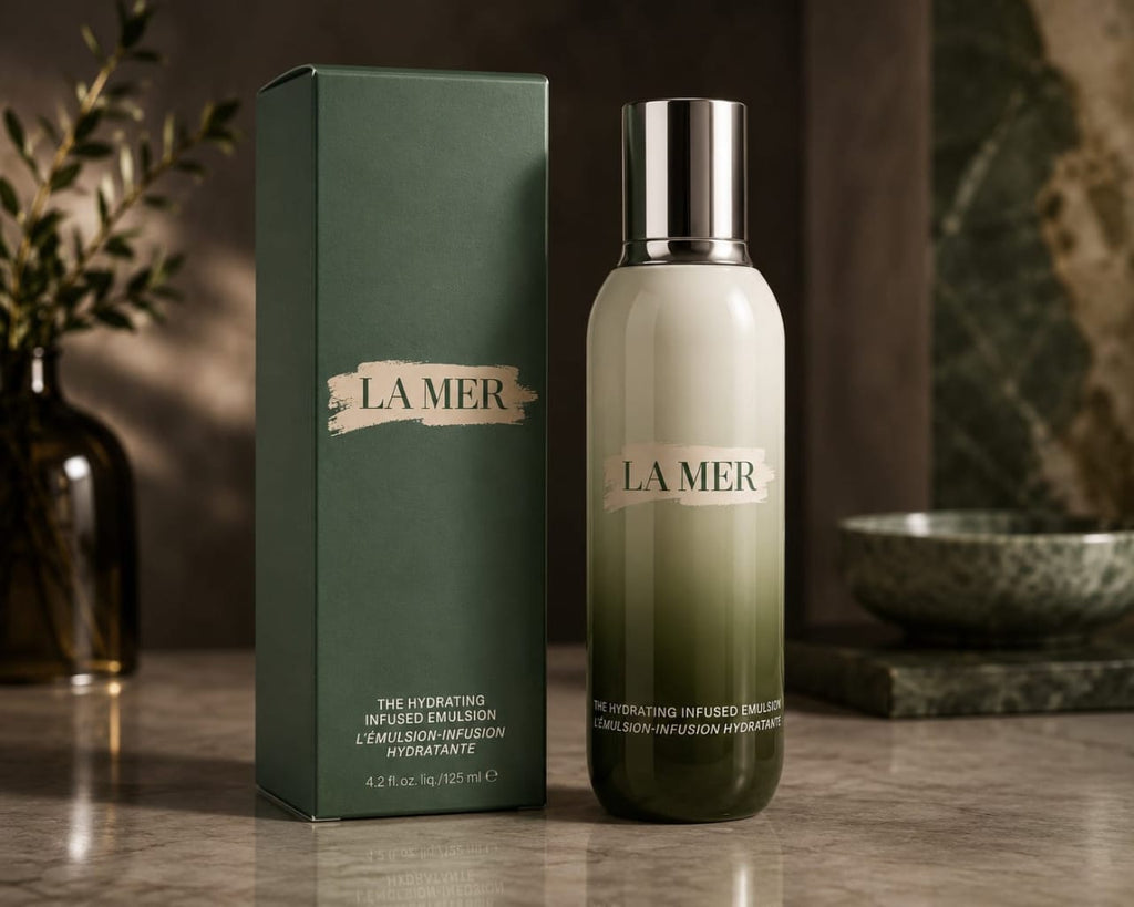 La Mer The Hydrating Infused Emulsion – Lightweight Hydrating Face Moisturizer, 4.2 oz / 125 mL