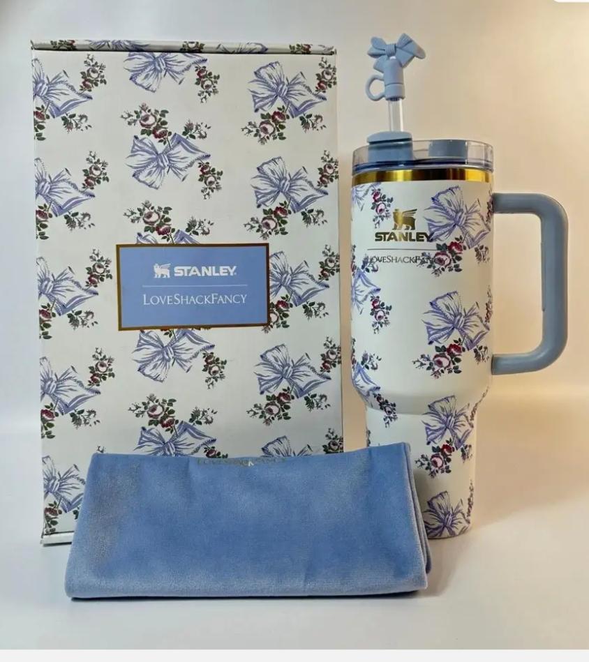 Stanley x LoveShackFancy Quencher H2.0 FlowState Tumbler 40 oz